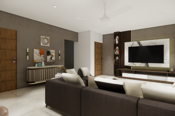 Flat Interior Design for Ms. Bharati
